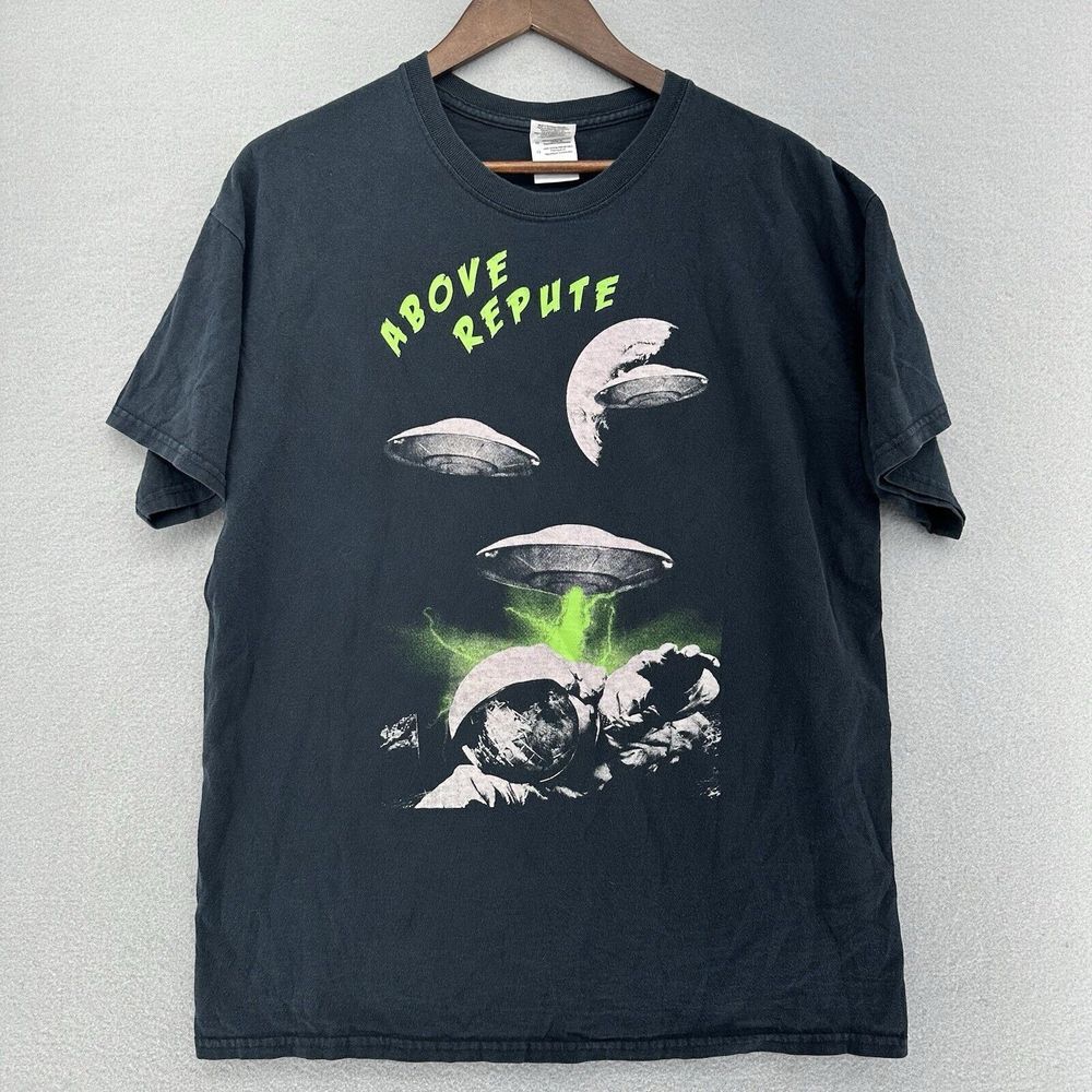 2014 Above Repute Graphic Black Band‎ Tshirt Punk Post-Hardcore Edgy Rock Merch